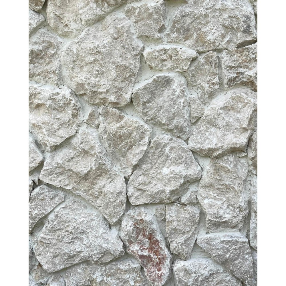 Struktura kamienia naturalnego Bokara Rock Face - detale jasnej dzikówki Struktura kamienia naturalnego Bokara Rock Face - detale jasnej dzikówki