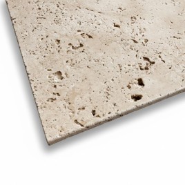 Trawertyn CLASSIC MIX 61x40,6x1,2 cm szlifowane - kamień do wewnątrz na podłogi - styl rustykalny - styl farmhouse