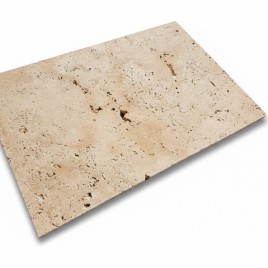 Trawertyn CLASSIC MIX 61x40,6x1,2 cm szlifowane - kamień do wewnąrz - kamień naturalny - beżowe płytki na podłogę