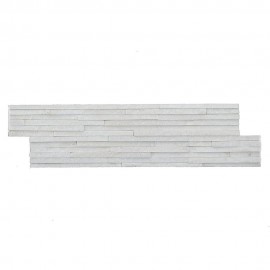 Panel BIAŁY ŁAMANY 55x15x1-2cm